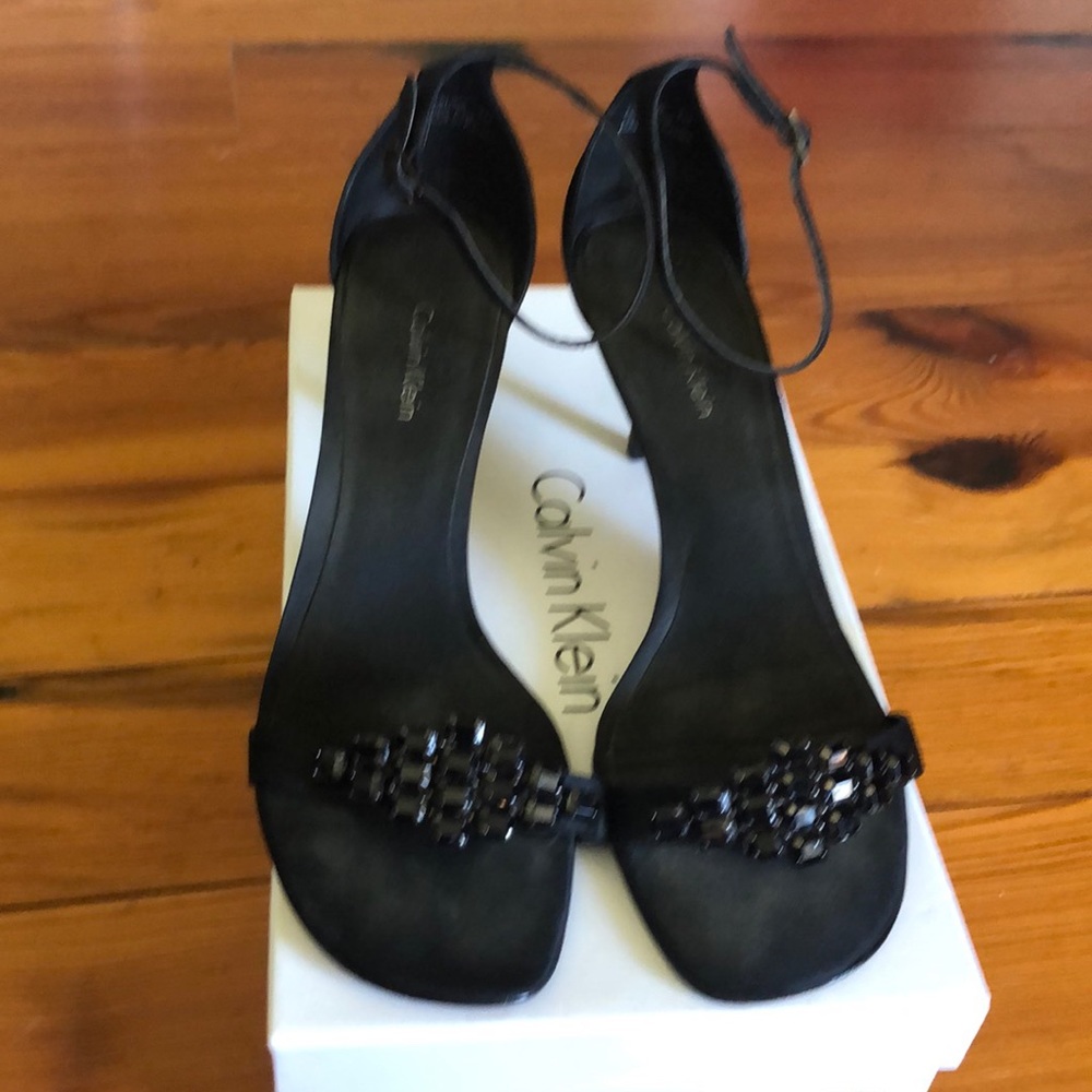 Black heels.